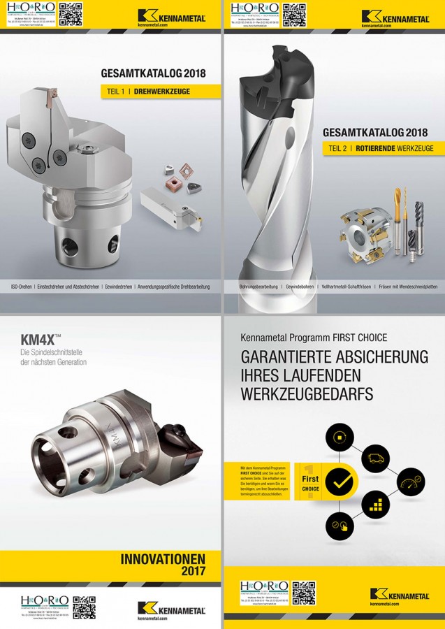 New Kennametal catalogs for 2017