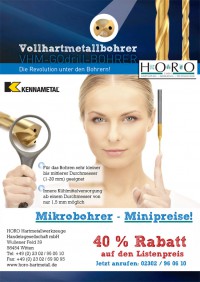 Angebot: Kennametal® Vollhartmetallbohrer VHM-GOdrill-BOHRER