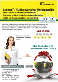 Angebot: Stellram® 7792 Hochvorschub-Werkzeugreihe